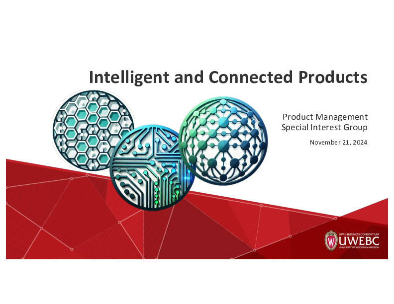 3. UWEBC Presentation Slides: Intelligent and Connected Products thumbnail